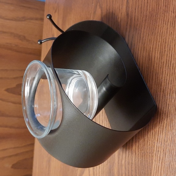 NWT.  PartyLite Metal SNAIL Votive Holder - Picture 2 of 5